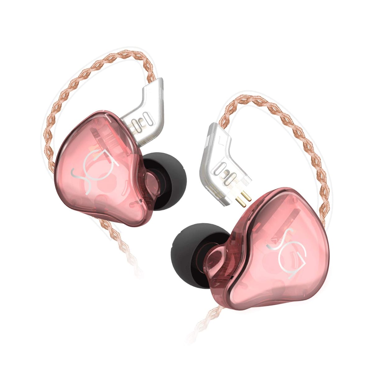 樂天商城 - 【国内正規品】 SoundsGood 1BA+1DD搭載 ハイブリッド カナル型 イヤホン ピンク SE01 PI