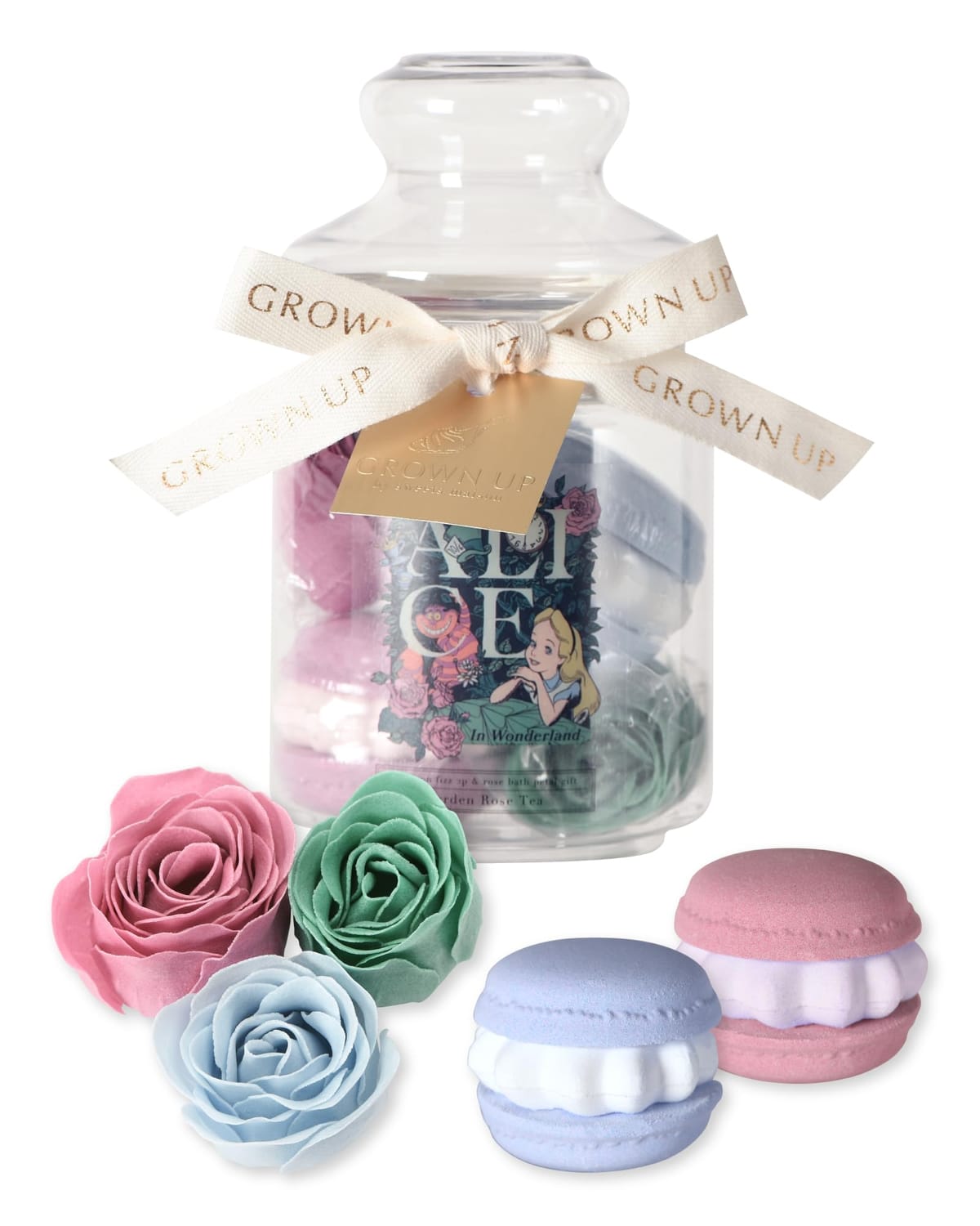 スウィーツメゾン 入浴剤 ギフト ふしぎの国のアリス マカロンフィズ ローズペタル 女性 誕生日プレゼント プチギフト