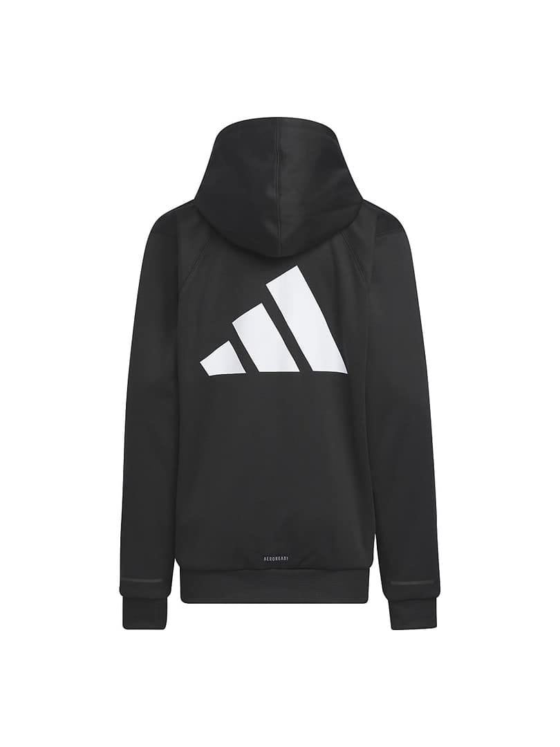 adidas(アディダス) U TRAIN ESS スウェットFZフーディ スポーツスタイル ウェア スウェットシャツ IKS28 (IK4644)ブラック J150