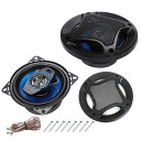 PEAPLA イーサネット カースピーカー 3WAY MAX 300W セパレート コアキシャル 2個 1組 セット 車載 ハイパワー カー 同軸 クリア 音質 耐久性 スピーカー オーディオ ユニット システム 軽量 持ち運び 簡単 車用(2)