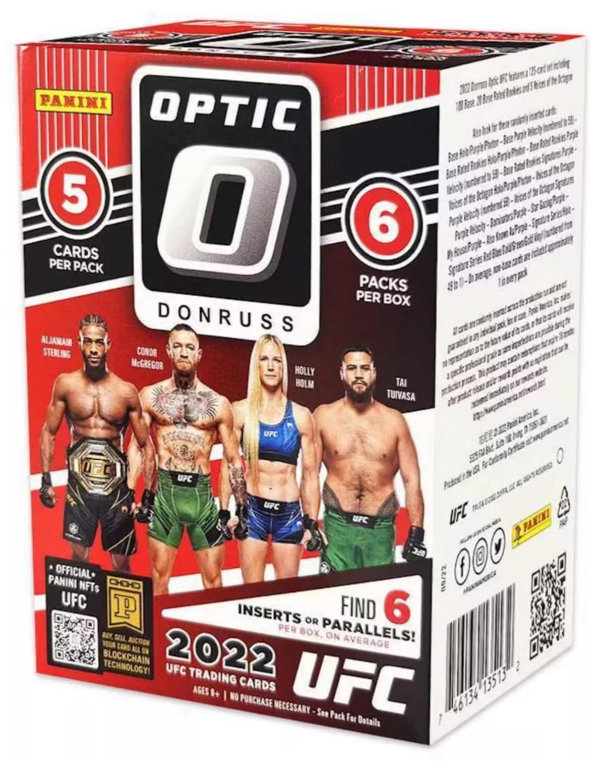2022 Panini Donruss Optic UFC トレーディングカード ブラスターボックス - 1箱に30枚のUFCカード