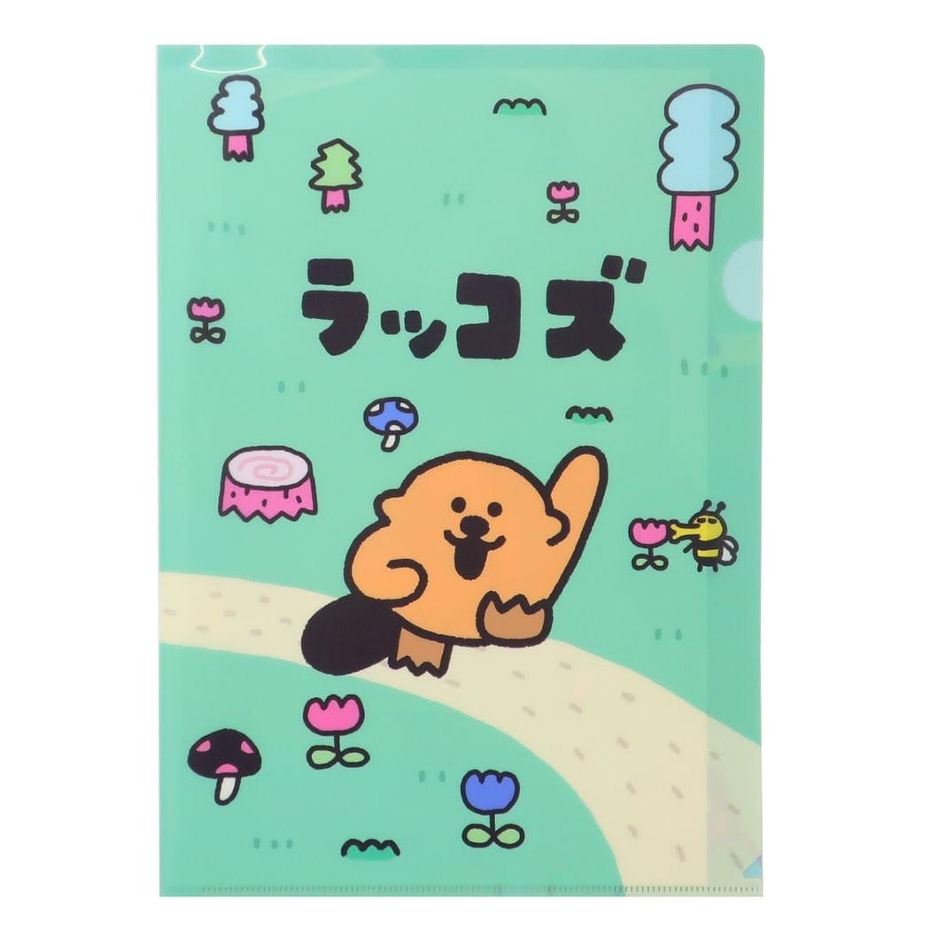 ラッコズ[A4クリアファイル]A4シングルクリアファイル/おさんぽ たかだべあ