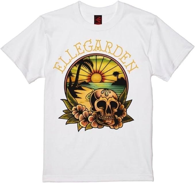 ELLEGARDEN (エルレガーデン) エルレ Get it Get it Go! SUMMER PARTY 2023 Tシャツ サンセットビーチ 白 (M)