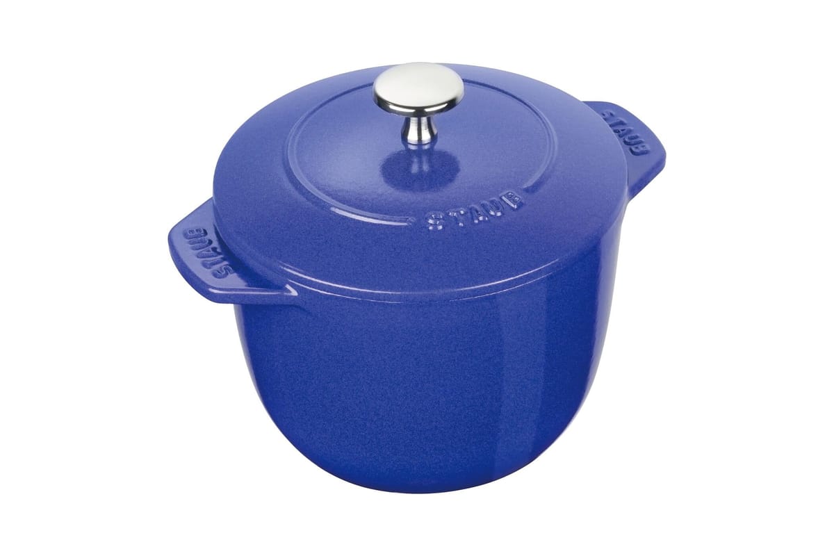 staub ストウブ 「 ラ ココット de GOHAN ブルーベリー L 20cm 」 ご飯鍋 炊飯 3合 IH対応 【シリアルナンバー付き日本正規販売品】 La Cocotte de GOHAN Z1026-726