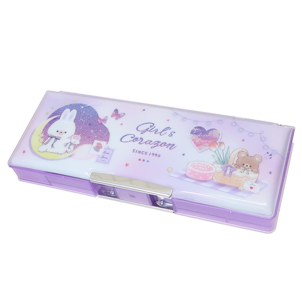 ソフトペンケースB ガールズコラゾン／ウサギ