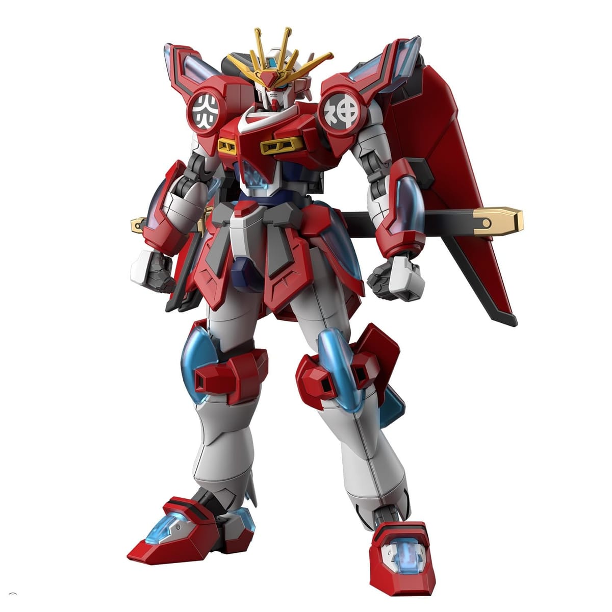 乐天商城 - BANDAI SPIRITS(バンダイ スピリッツ) HG ガンダムビルドメタバース 神バーニングガンダム 1/144スケール 色分け済みプラモデル