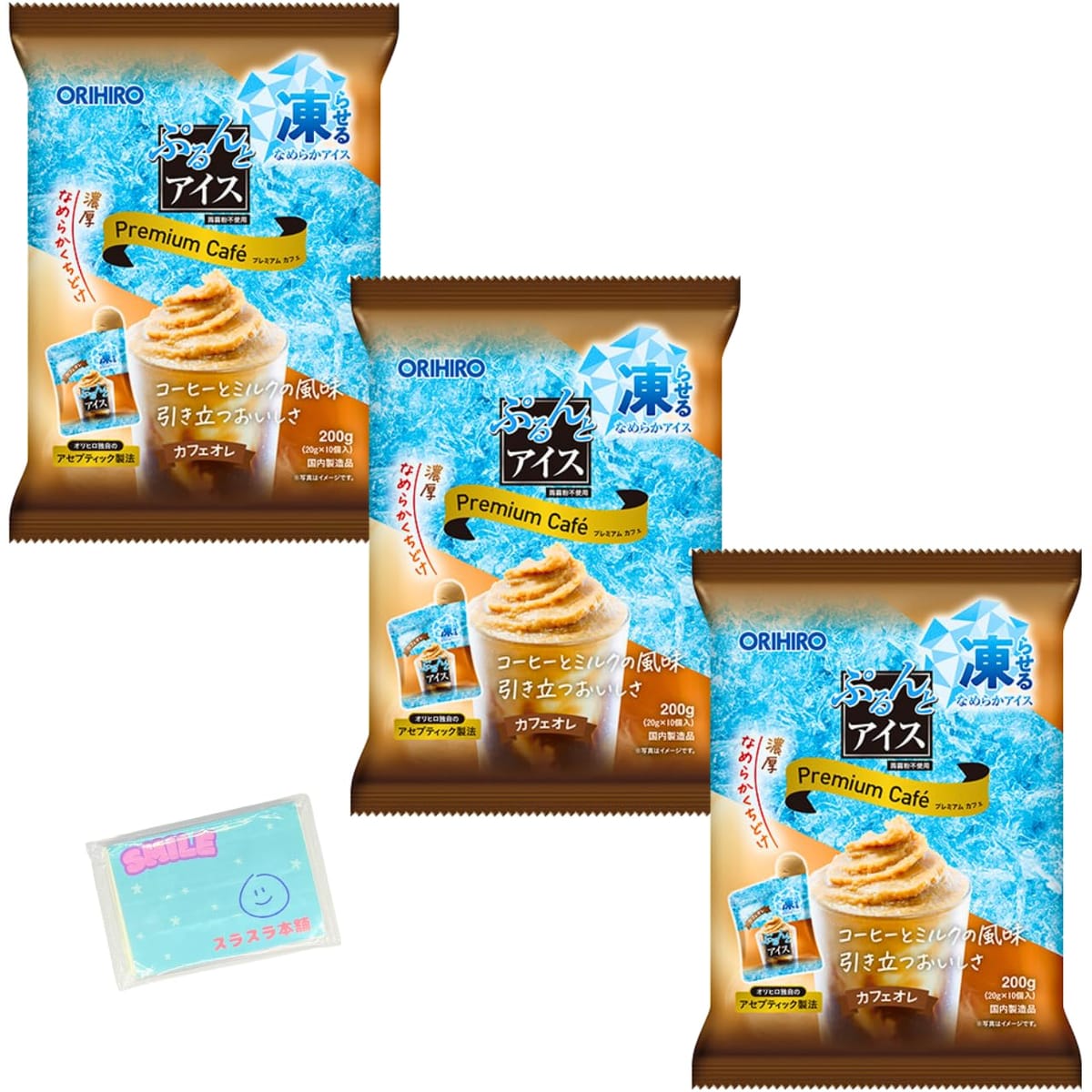 Monolog Style オリヒロ ぷるんとアイス プレミアムカフェ カフェオレ 200g(20g×10...