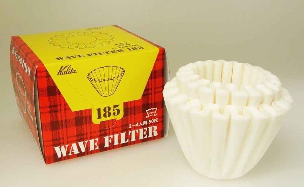 美的生活ヘルシーライフ本店のカリタ ウェーブフィルター 185用 (2〜4人用) 50枚入×4箱セット（計200枚） Kalita コーヒーフィルター｜アングル2