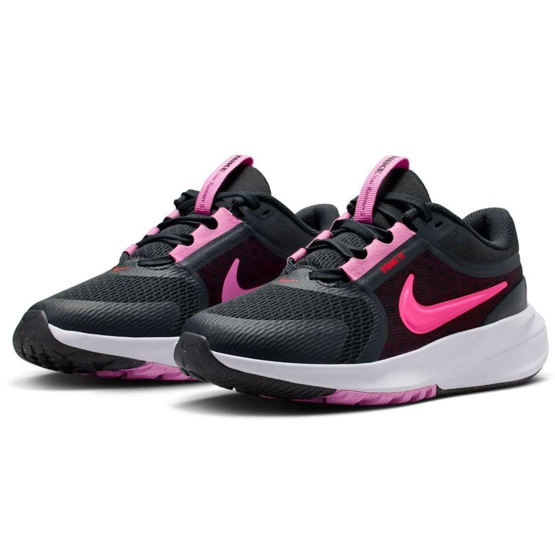 ナイキ スター ランナー 5 GS （ジュニアシューズ）NIKE J STAR RUNNER 5 GS【品番】HF7004-005【カラー】 オフノワール/プレイフルピンク/ブライトクリムゾン/ハイパーピンク【サイズ】23.0cm 軽量で通...