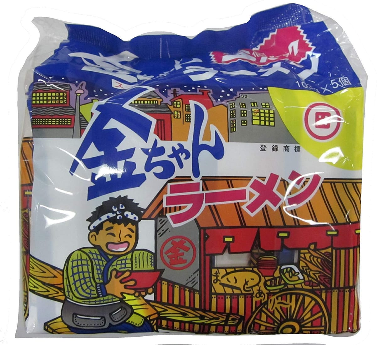 徳島製粉 金ちゃんラーメン5食パック 515g×3袋セット