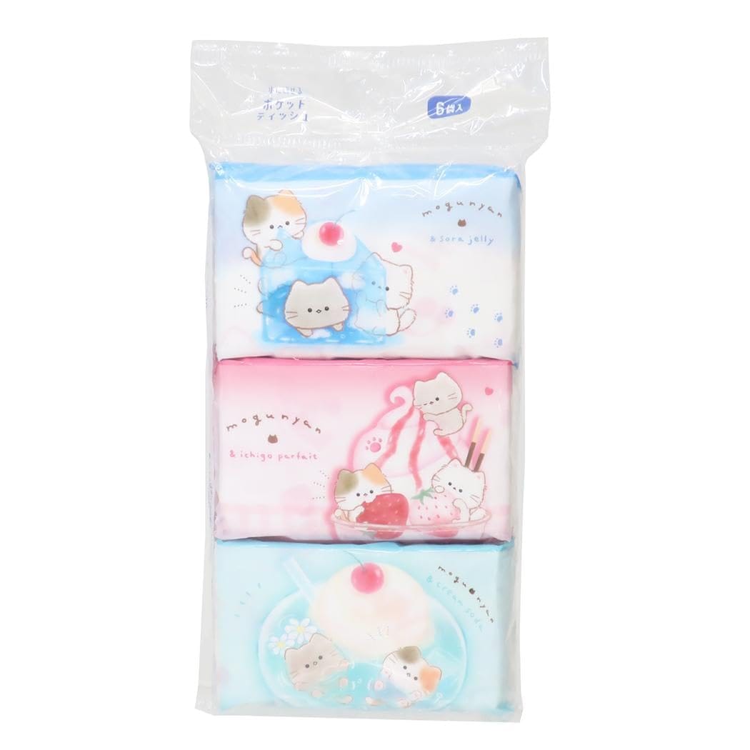 もぐにゃん[ティッシュ]ポケットティッシュ カミオジャパン 水に流せる かわいい グッズ 通販