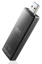 エレコム 無線LANアダプタ Wi-Fi 6E 2402+2402+574 Mbps USB3.0 対応 WDC-XE2402TU3-B