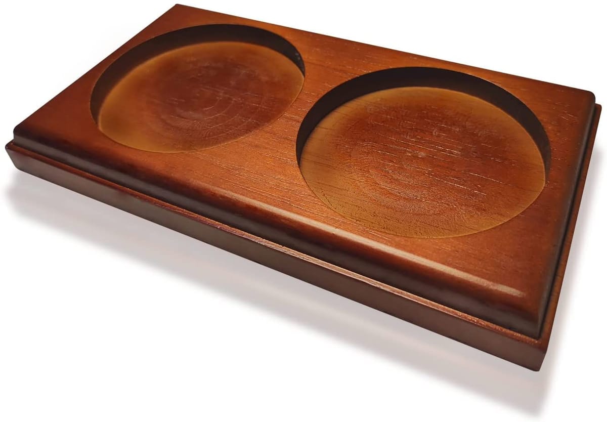 木製塩コショウグラインダーセット2。