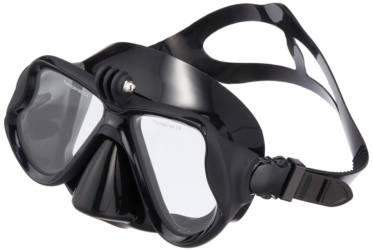 エツミ アクションカメラ アクセサリー Gopro 対応 アクションダイビングマスク VE...