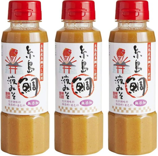 糸島食品 糸島 鯛 液みそ 液 茶漬け 無添加 260g 3本 お茶漬け 液茶漬け 魚介だし 10倍希釈 糸島食品 糸島 鯛 液みそ 液 茶漬け 無添加 260g 3本 お茶漬け 液茶漬け 魚介だし 10倍希釈