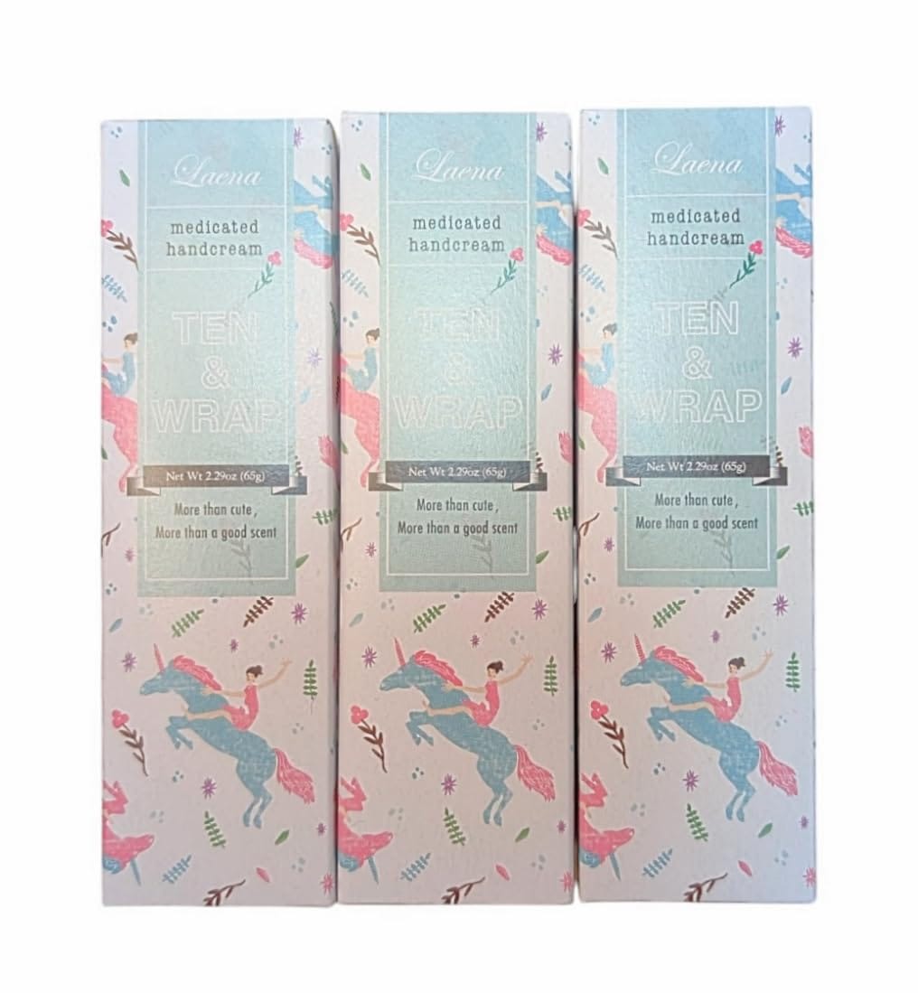 【まとめ買い】ラエナ 薬用ハンドクリーム テントラップ 65g 3本セット