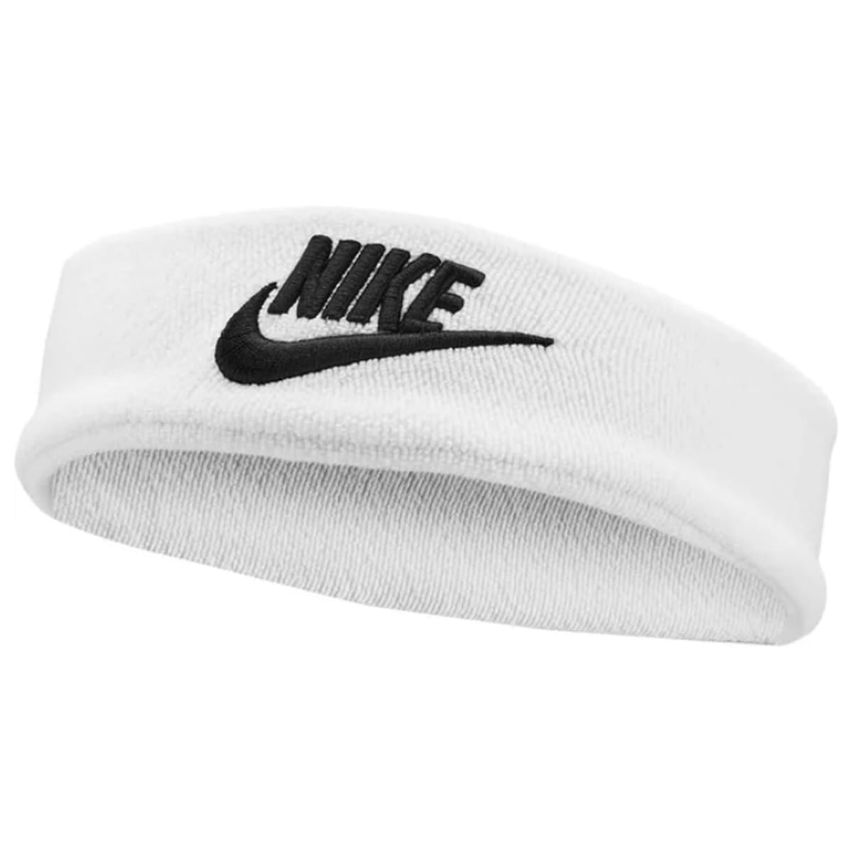 NIKE ナイキ クラシック ヘッドバンド ワイド テリー ホワイトブラック BN2065-101
