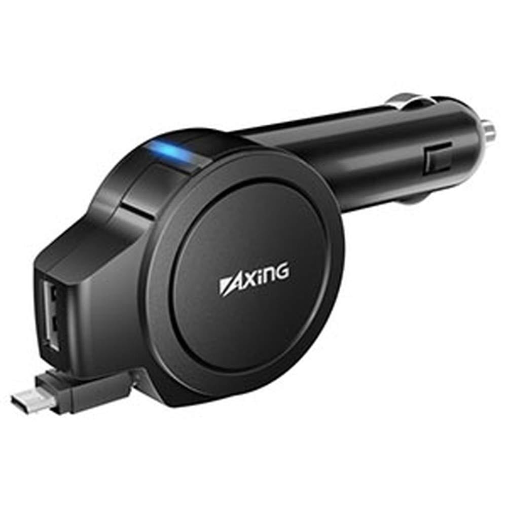 ■ケーブル長 最大約90cm ■サイズ 約W26×H124×D51mm ■質量 約55g ■入力定格 DC12V/24V■出力定格 DC5V 合計最大1.8A(microUSB/最大1.8A・USB電源ポート/最大1.8A )材質・素材: ■本体ケース/ABS ■コネクタケース/ABS ■ケーブル/PU