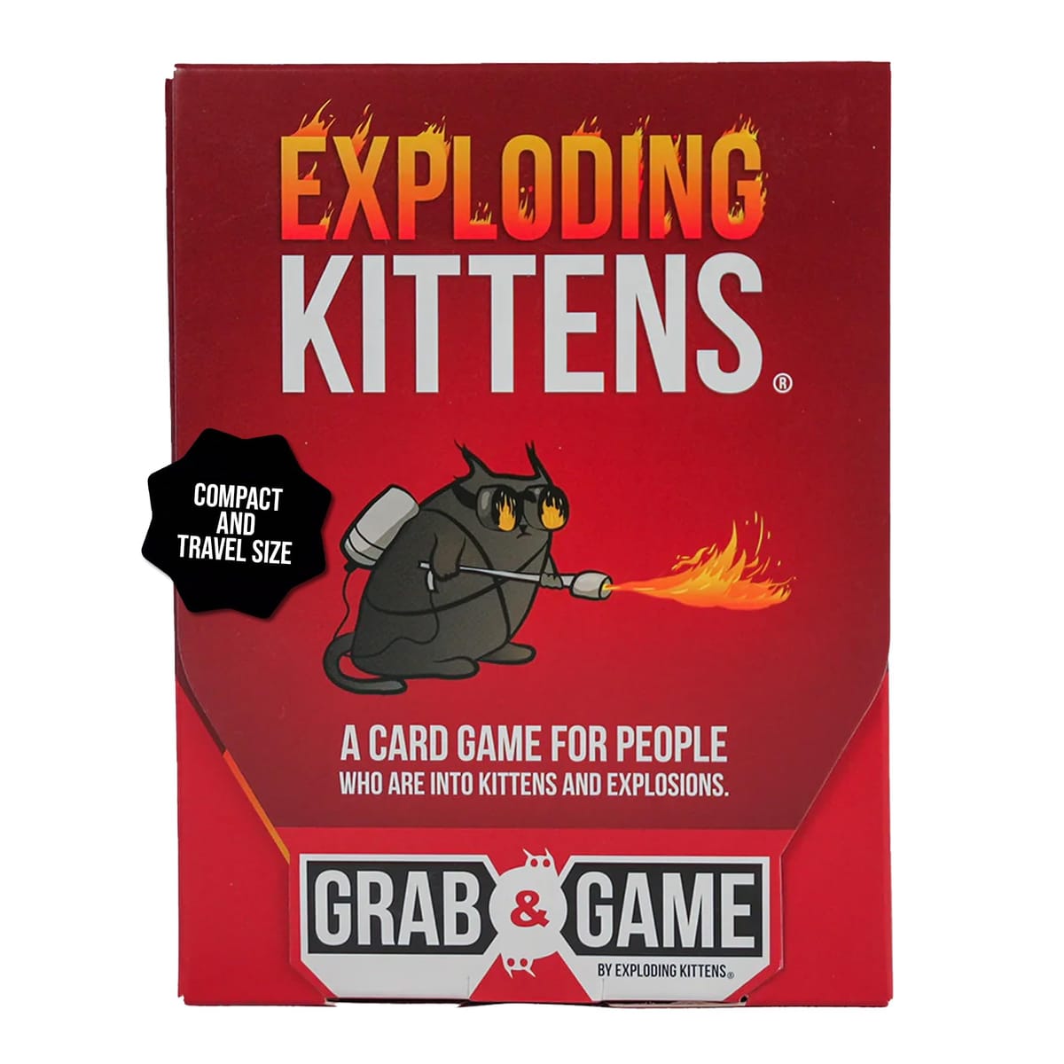 爆発する子猫のグラブ&ゲーム - 家族や旅行のための陽気でコンパクトなカードゲーム - イースターバスケットの詰め物 - イースターパーティーの楽しみ 7歳以上 - 2~4人用 - 15分間プレイ