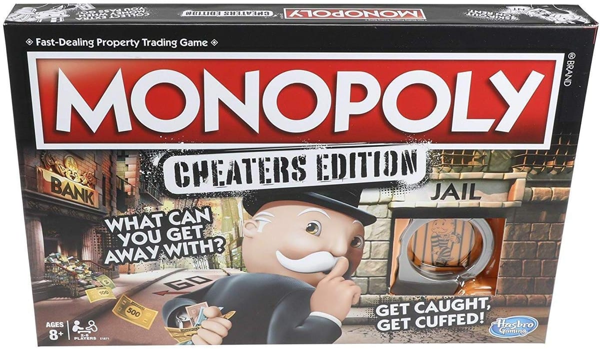 Monopoly Cheaters Edition Board Game モノポリーチーターズ版ボードゲーム英語版 [並行輸入品]