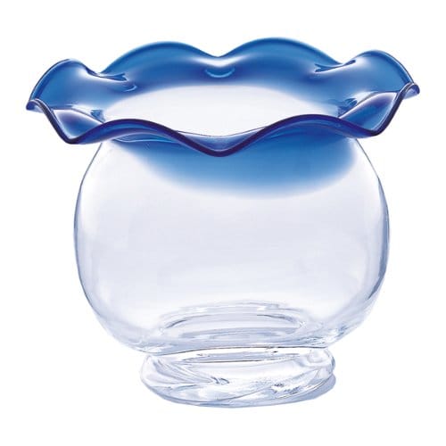 China Ornaments - 廣田硝子 金魚鉢 青 SM-5-BL