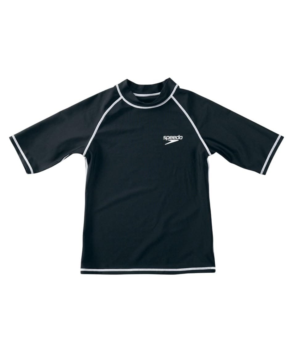 Speedo(スピード) ラッシュガード 子ども/子供/キッズ ジュニアハーフスリーブラッシュガード UVカット..