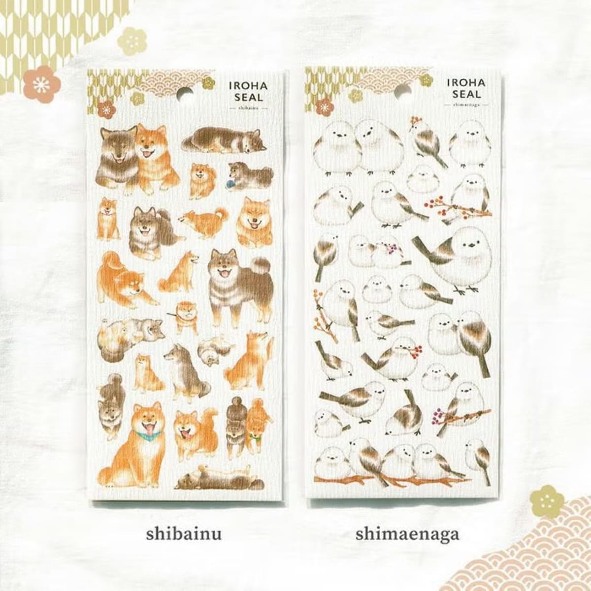 マインドウェイブ 日本製 和紙 イロハシール 81870 柴犬 shibainu 手帳デコ スケジ...