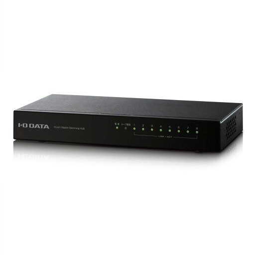 アイ・オー・データ機器 Gigabit対応8ポートスイッチングハブ ETG-ESH08NC アイ・オー・データ機器 Gigabit対応8ポートスイッチングハブ ETG-ESH08NC