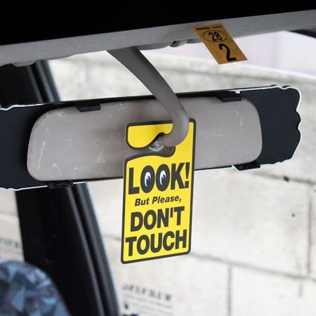 �ࡼ�󥢥�����MOONEYES�� �ѡ����󥰥ѡ��ߥå� LOOK! DON'T TOUCH��PP-MG512-MON