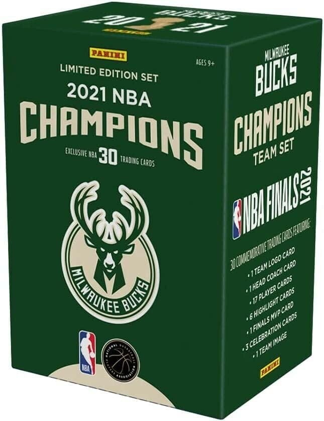 NBA 2021 Panini Champions Milwaukee Bucks Basketball Card Team Set Box pj[j `sIY ~EH[L[obNX oXPbg{[ J[h `[ Zbg {bNX [sA