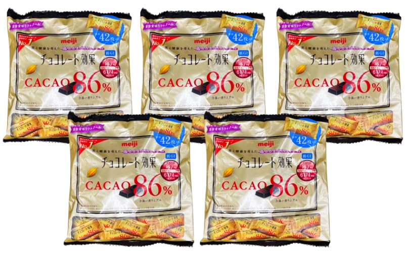 明治 チョコレート効果 カカオ86% 210g×5袋セット 