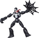 MARVEL マーベル スパイダーマン ベンドアンドフレックスシリーズ 6インチフィギュア ヴェノム VENOM E7689 正規品 ウェブアクセサリ付き ヴェノム