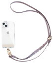 WIZU スマホショルダー ハンドストラップ 2Way スマホストラップ レザー 編み込み ショルダーストラップ 首掛けストラップ 長さ調整可能 ネックストラッ...