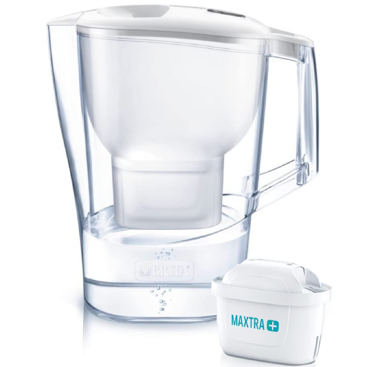 ブリタ 浄水器 ポット型 PFOS/PFOA除去試験済 ろ過水容量:1.75L(全容量:3.5L) 【日本正規品】アルーナXL マクストラプラス ピュアパフォーマンス カートリッジ 1個付