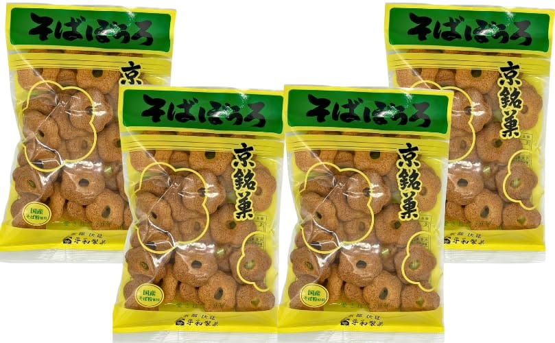 Rakuten - 平和製菓 京銘菓 そばぼうろ 100g入り×4袋セット 国産そば粉使用 そばぼうろ