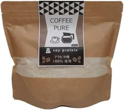 ピュアパートナー COFFEE PURE ( 珈琲ピュア ) ソイプロテイン 人工甘味料不使用 500g プロテインパウダー 国内加工 プロテイン コーヒーピュア メーカーオリジナルシェイカー付き