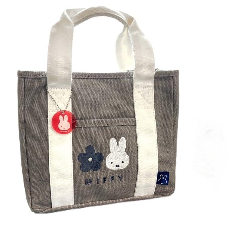 スクエア ミッフィー 帆布ミニトート グレー 053903 miffy ディックブルーナ