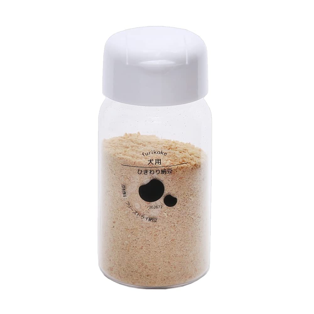 国産 フリーズドライひきわり納豆ふりかけ 30g ボトルタイプ 犬用おやつ 無添加 無着色のサムネイル