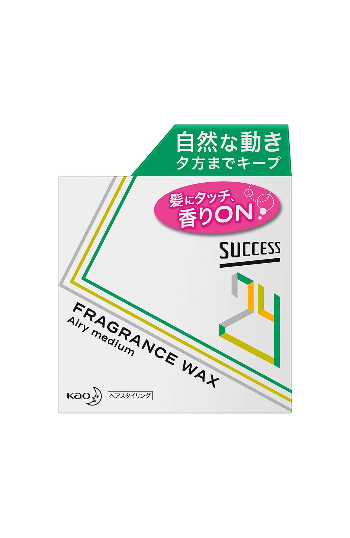 サクセス 24 フレグランス ワックス 【 エアリーミディアム 】 80g〈 髪にタッチ 香りオン 髪型も香りも夕方までキープ 〉 爽やかなフルーティフローラルの香り ヘアワックス