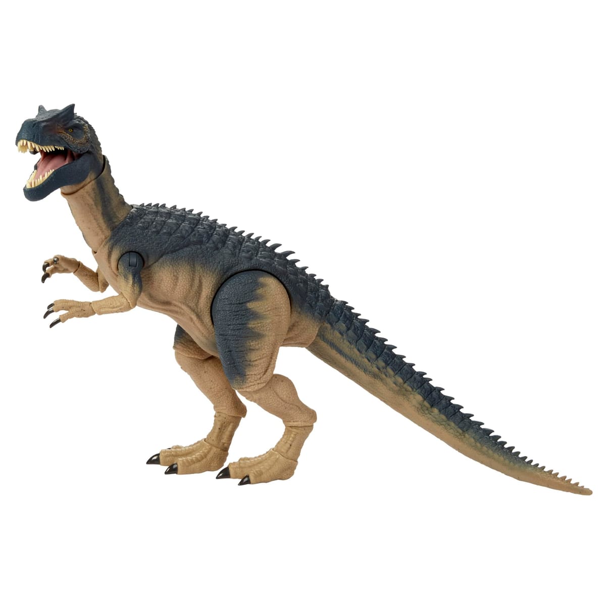 乐天商城 - マテル ジュラシックワールド(JURASSIC WORLD) ハモンドコレクション アロサウルス フィギュア 恐竜 おもちゃ 動く 大きい 全長:約52.7cm 8歳から グレー JCG13