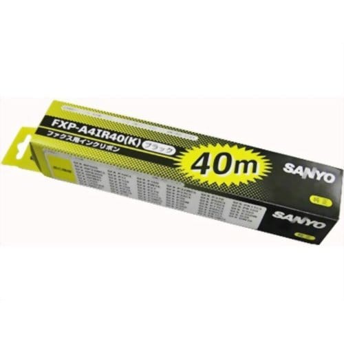 SANYO 普通紙ファクシミリ用インクリボン FXP-A4IR40 (黒) 40m