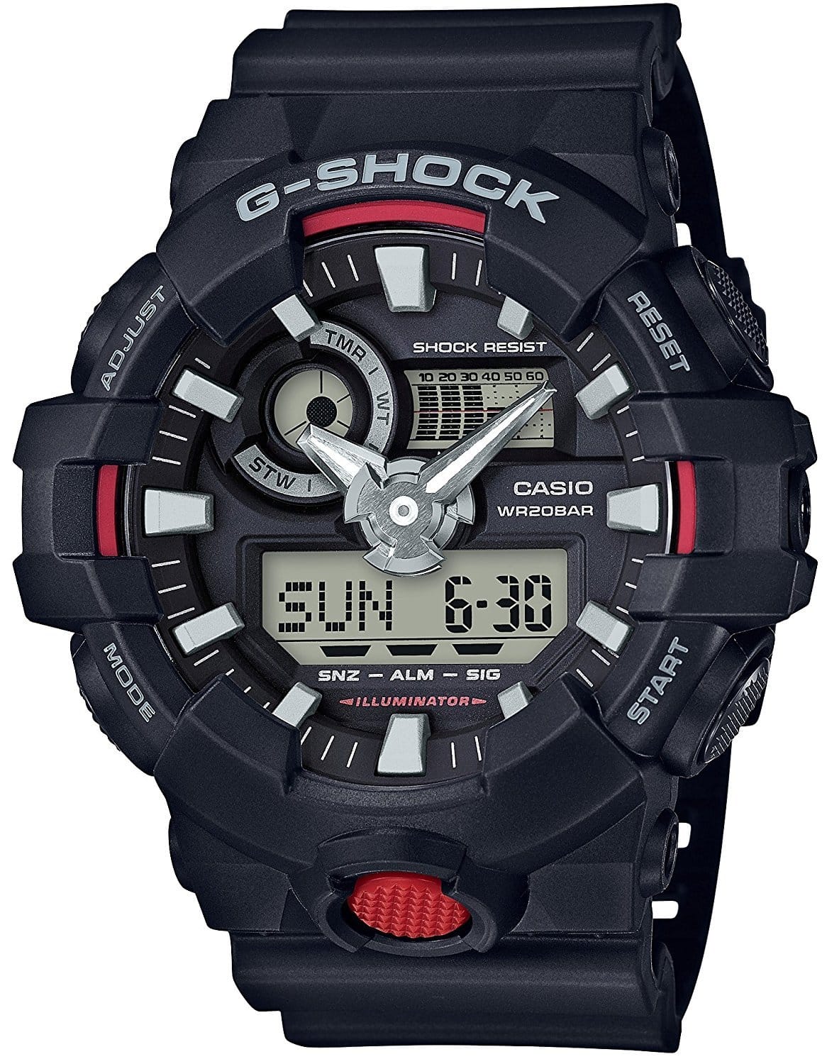 [カシオ] 腕時計 ジーショック G-SHOCK GA-700-1AJF ブラック(2)