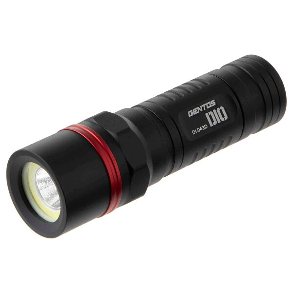 美的生活ヘルシーライフ本店のGENTOS(ジェントス) 懐中電灯 LEDライト 電池式 350~400ルーメン DIO DI-032D/DI-043D|詳細画像