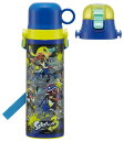 スケーター(skater) 子供用 ステンレス 水筒 2way 直飲み 580ml コップ飲み 570ml スプラトゥーン3 子供に優しい軽量タイプ 男の子 保...