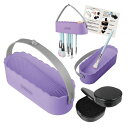 【プロのメイクアップアーティスト監修】MA・SELE メイクブラシクリーナー 2in1タイプ(洗浄容器+吊るすタイプ)1個+携帯用ドライクリーナー2個 3点セッ...