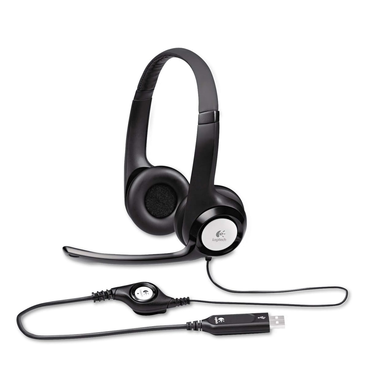 Logitech(ロジテック) Logitech h390 USBヘッドセット ノイズキャンセリングマイク付き バルクパッケージ 5.8オンス