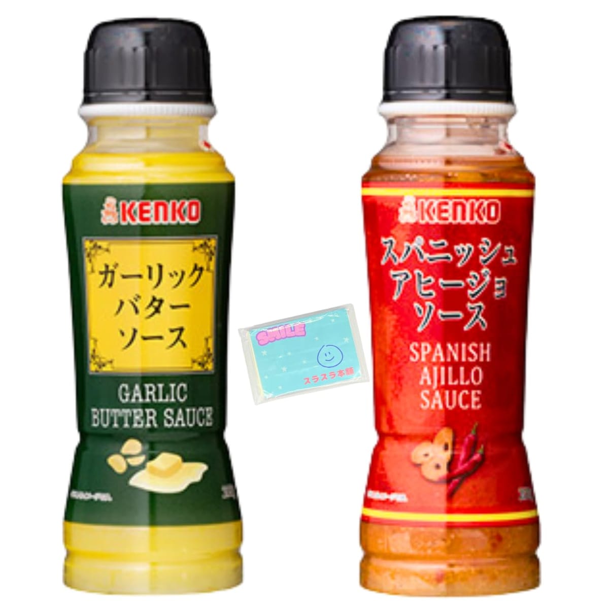 Monolog Style ケンコーマヨネーズ 料理ソース 2種アソートセット 【(1)ガーリックバターソース 205g (..