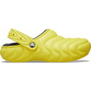 クロックス(crocs) サンダル クラシック ラインド オーバーパフ クロッグ 210059-77J (イエロー/25.0/Men's、Lady's)