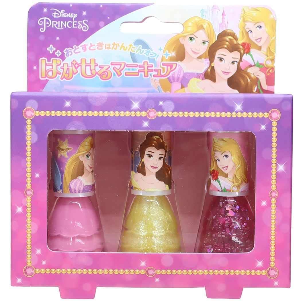 粧美堂 ディズニープリンセス[ピールオフネイルアート]はがせるマニキュア3本セット/B ディズニー