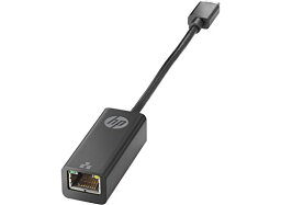 HP USB-C - RJ45アダプター - ローカライズなし (V7W66AA) ブラック